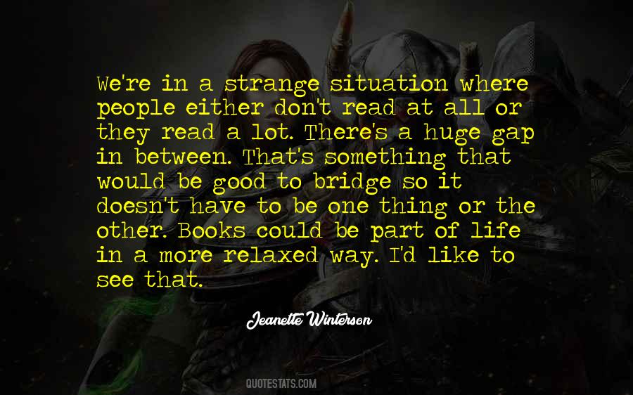 Strange Book Quotes #1836486