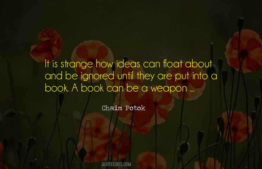 Strange Book Quotes #337528