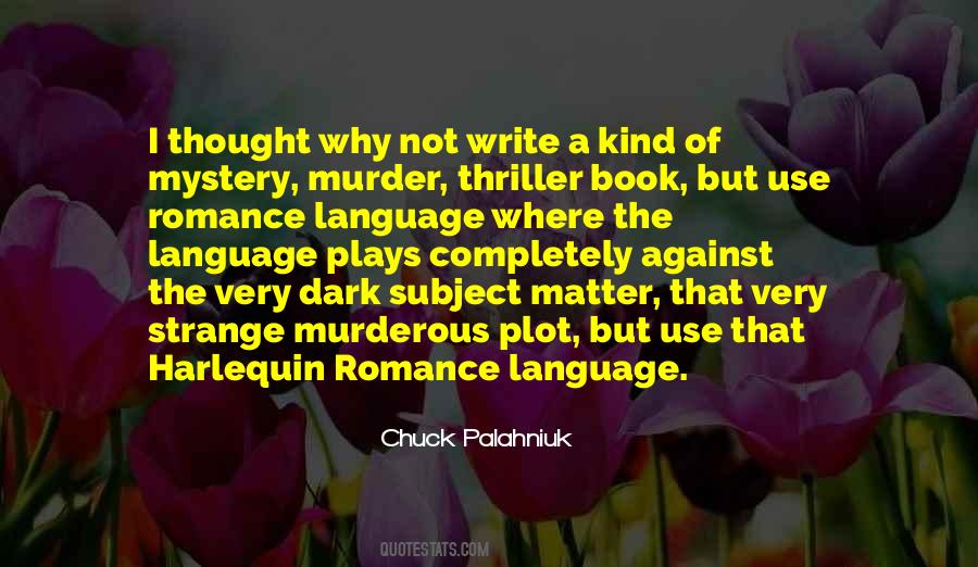 Strange Book Quotes #447190
