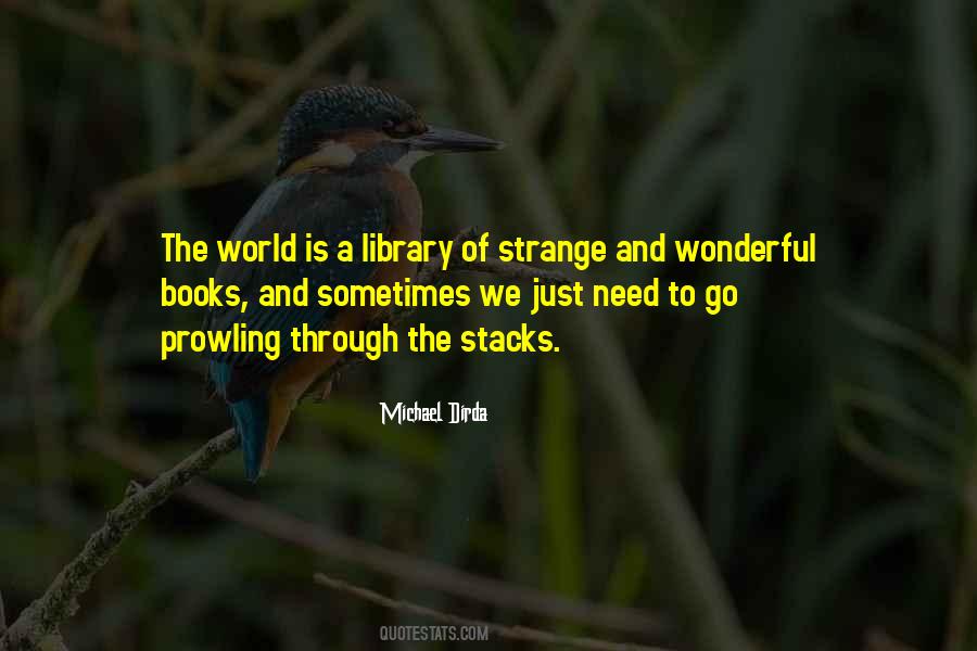 Strange Book Quotes #870338