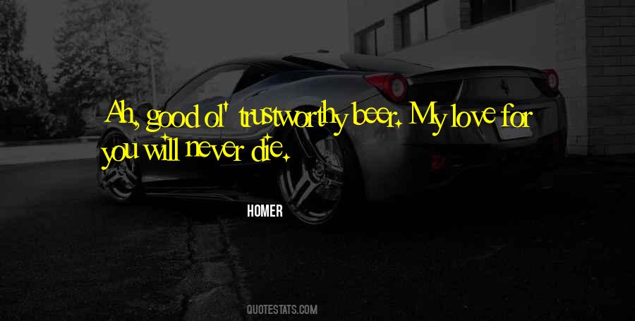 Homer Love Quotes #281648