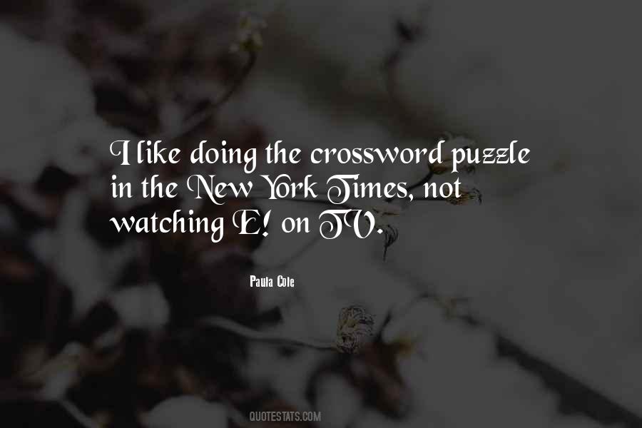 Crossword Puzzle With Quotes #575699