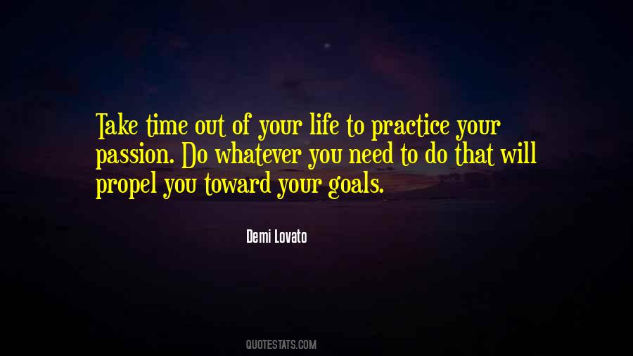 Life Time Goals Quotes #1047998