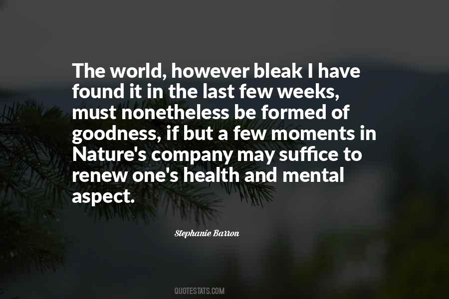 Nature Health Quotes #123320