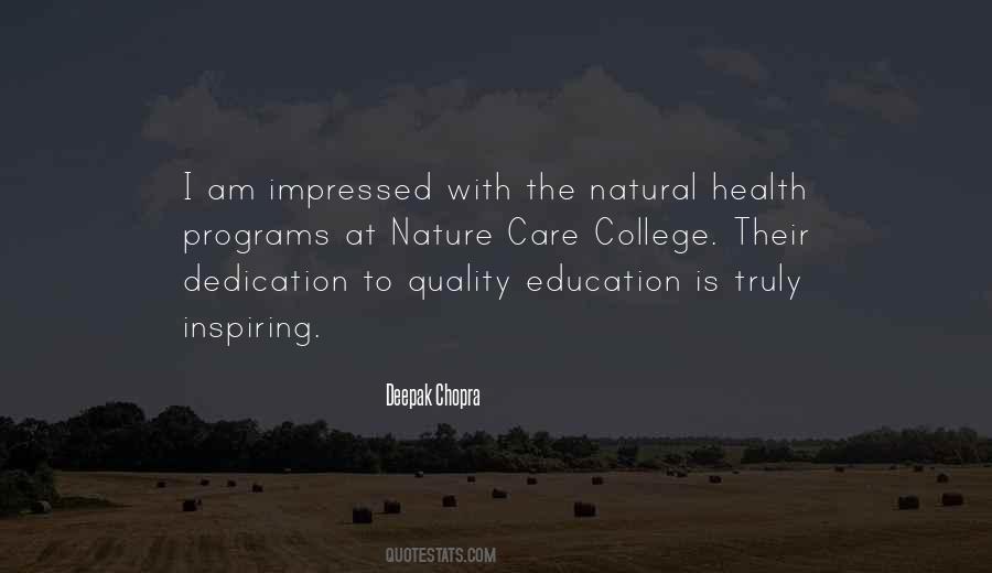 Nature Health Quotes #60002