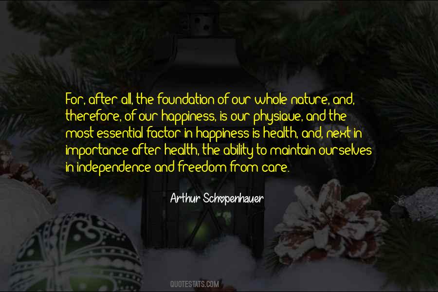 Nature Health Quotes #92691