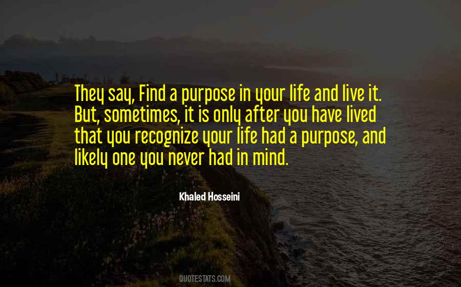 Only One Life Live It Quotes #423127