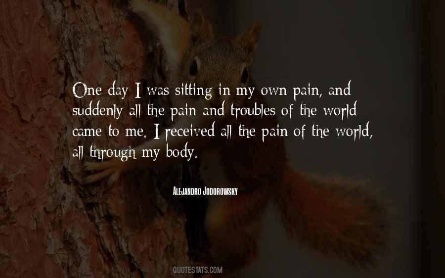 Quotes About All The Pain #1363368