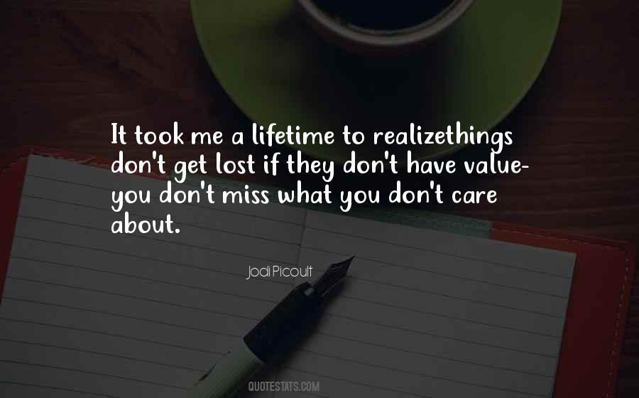 Care About Me Quotes #148295