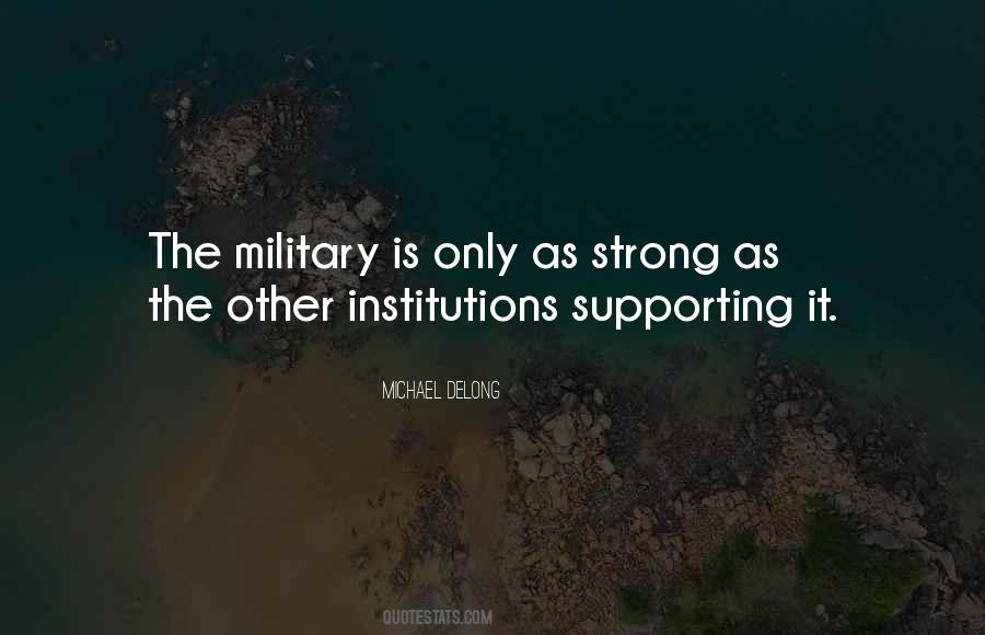 Military Strong Quotes #1484539