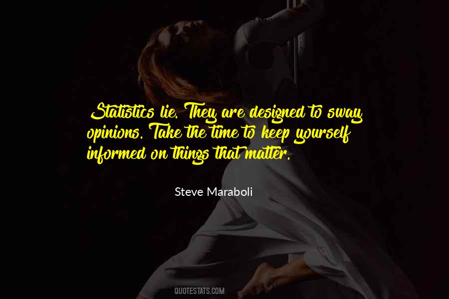 Lie With Statistics Quotes #885332