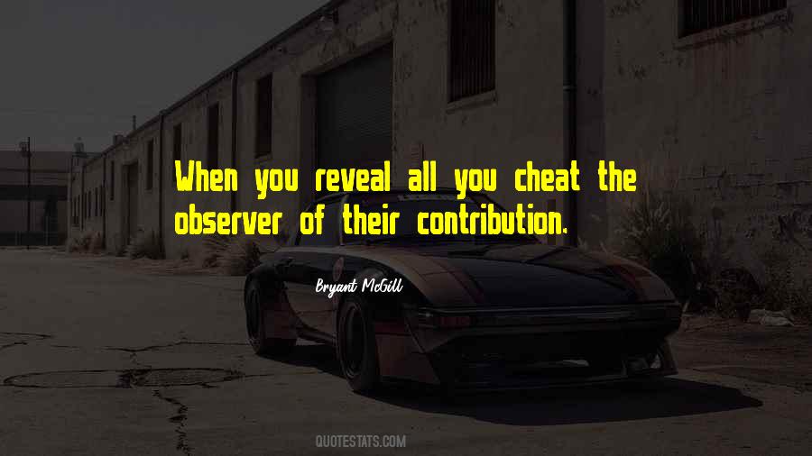When You Cheat Quotes #1076574