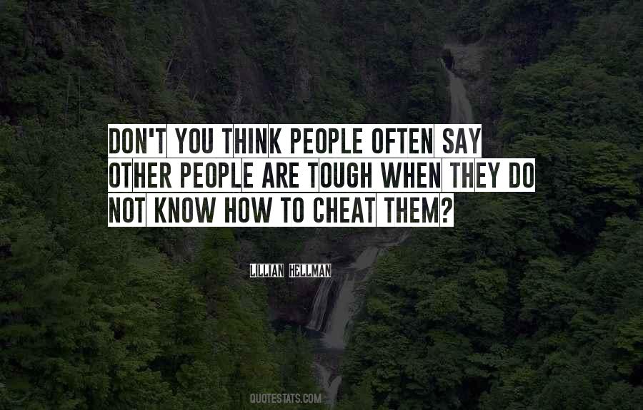 When You Cheat Quotes #905625