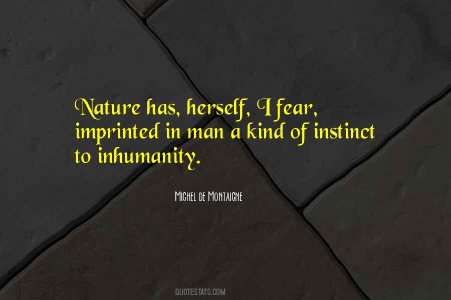 Nature Fear Quotes #634405