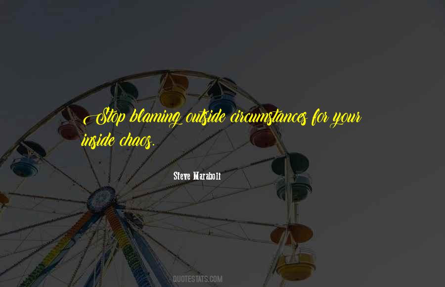 Stop Blaming Other Quotes #282493