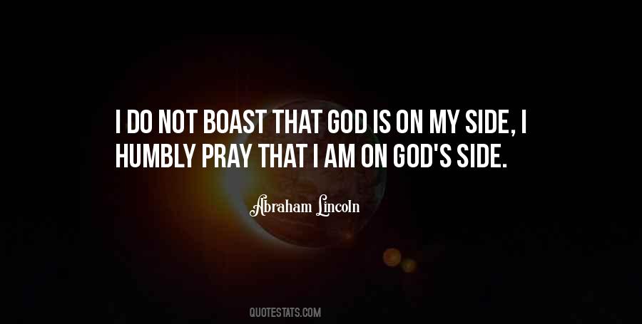 On My Side Quotes #96110