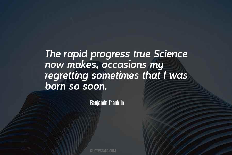 Science Progress Quotes #611268