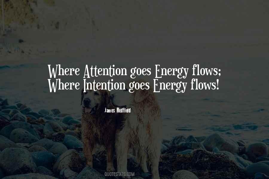 Attention Goes Energy Flows Quotes #267480