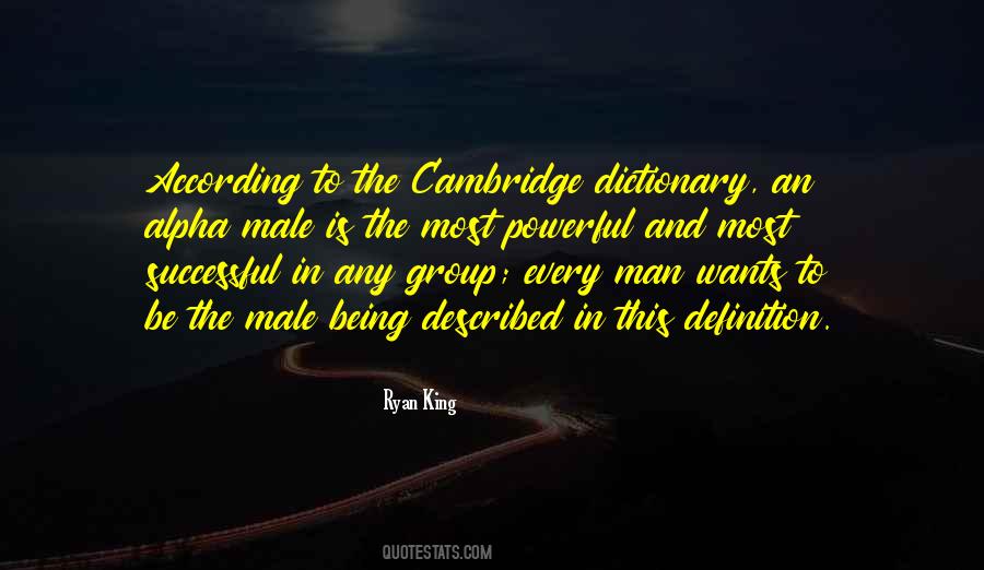 Male Alpha Quotes #1199430