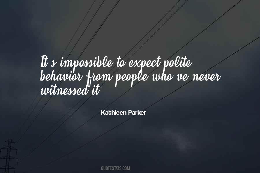 Quotes About Impossible People #85351