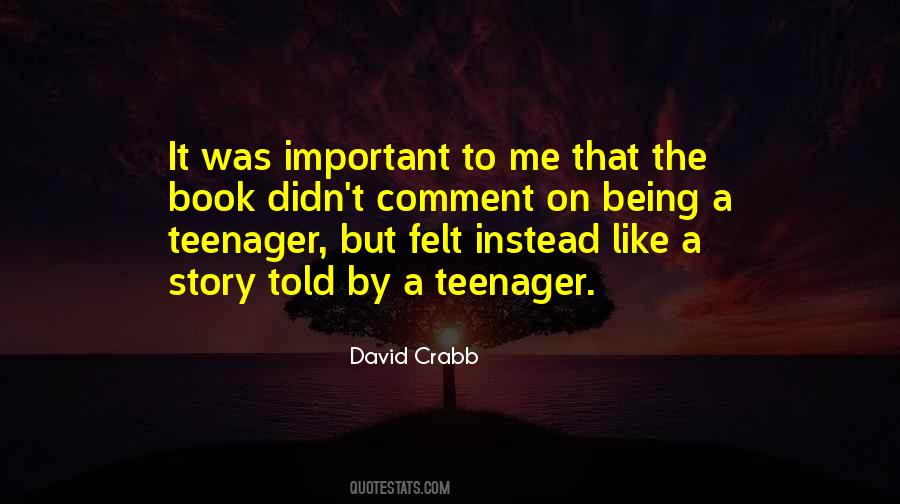 Teenager Book Quotes #369510