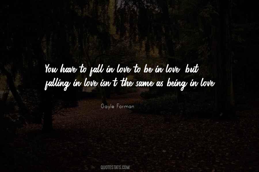 Falling In Love Fall Quotes #1214079