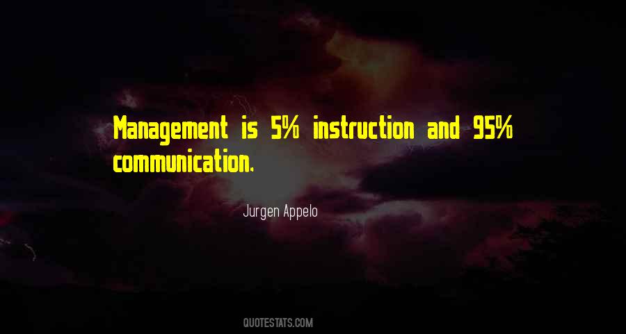 Communication Management Quotes #1820750
