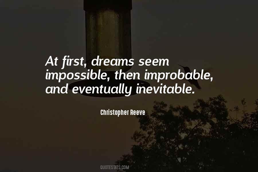 Quotes About Impossible Dreams #1301481