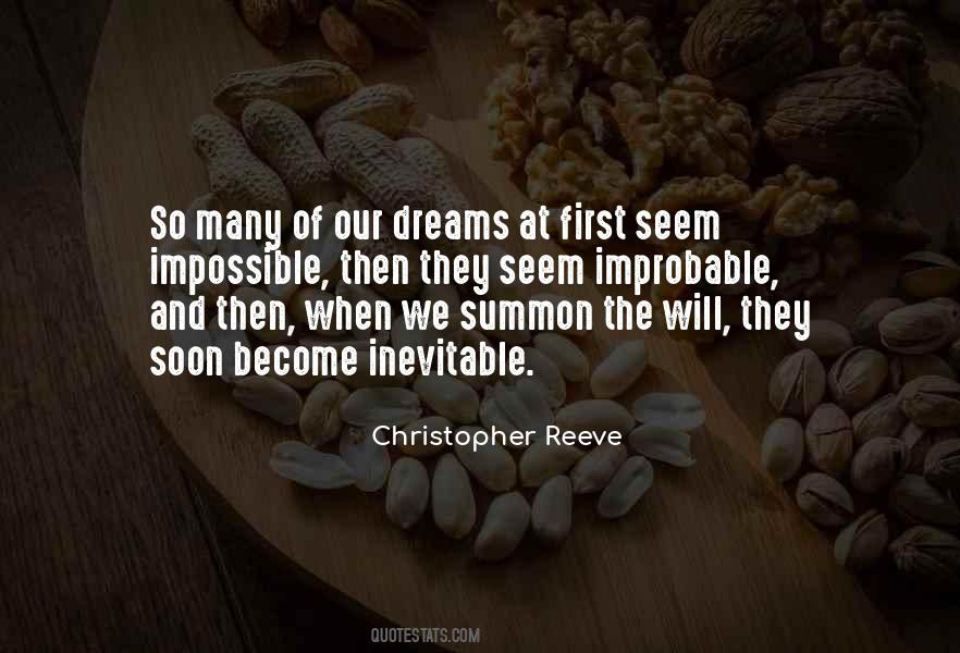 Quotes About Impossible Dreams #652009