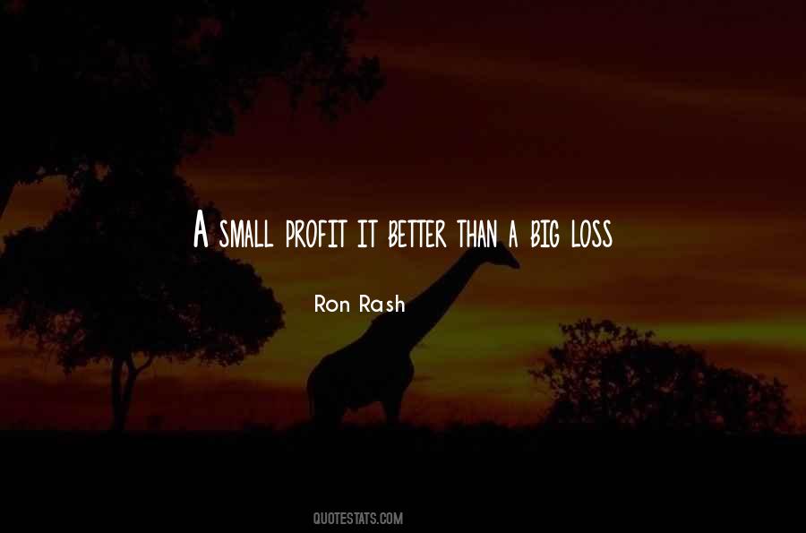 Small Profit Quotes #582697