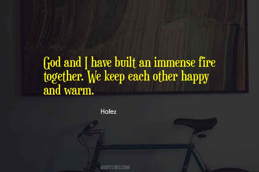 Warm By The Fire Quotes #277053