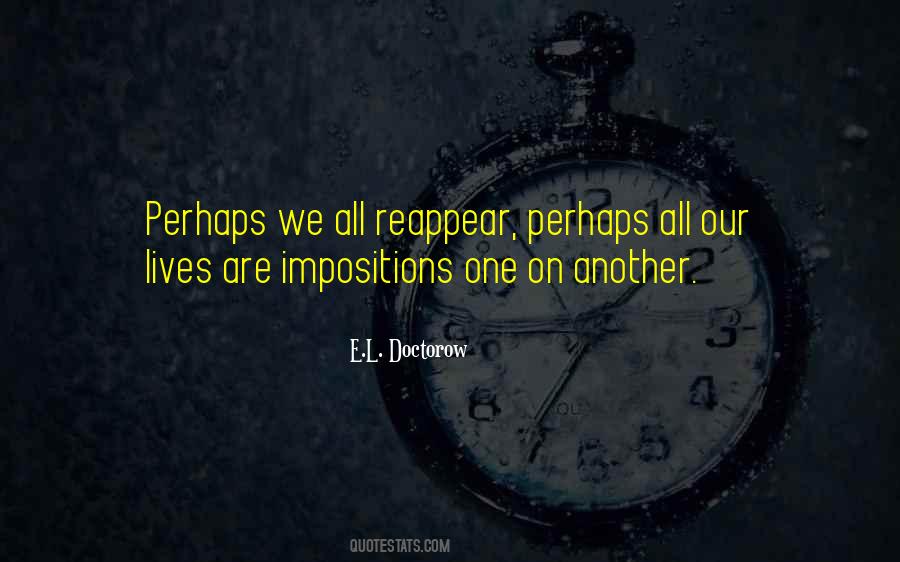 Quotes About Impositions #211429