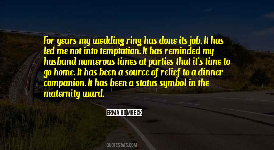 Ring Marriage Quotes #1154297