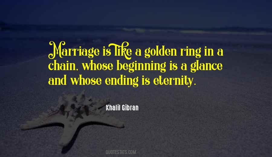 Ring Marriage Quotes #1863149