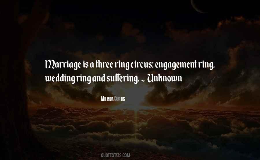 Ring Marriage Quotes #481100