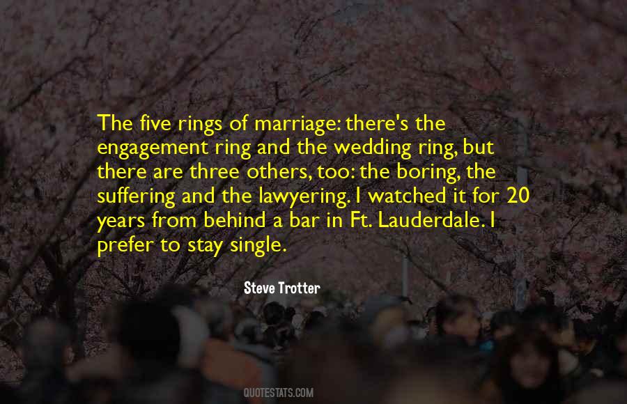 Ring Marriage Quotes #555985