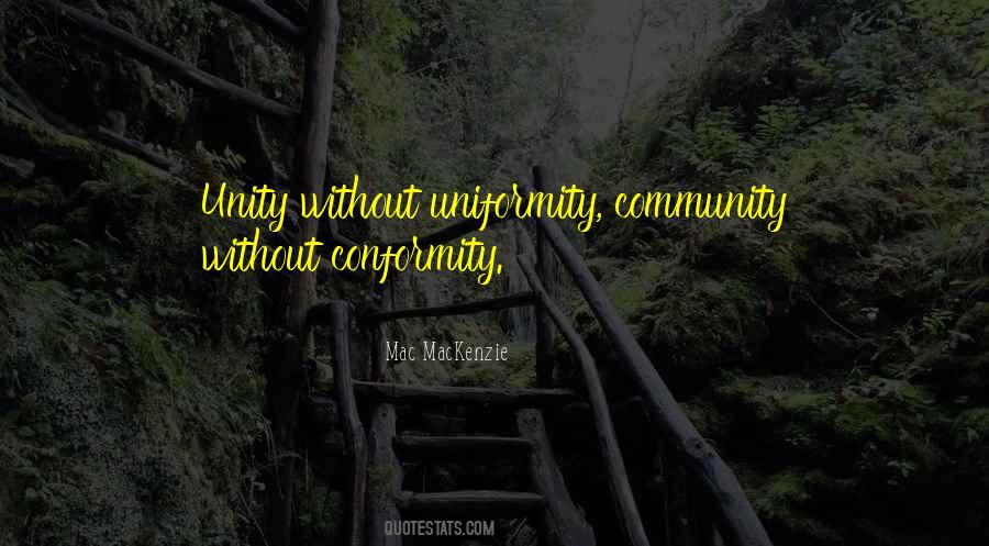 Without Unity Quotes #1112036
