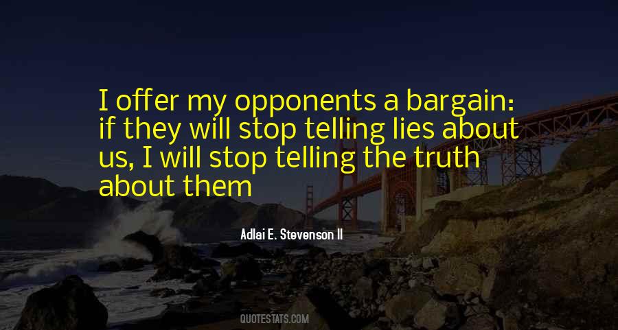 Lies Telling Quotes #1634518