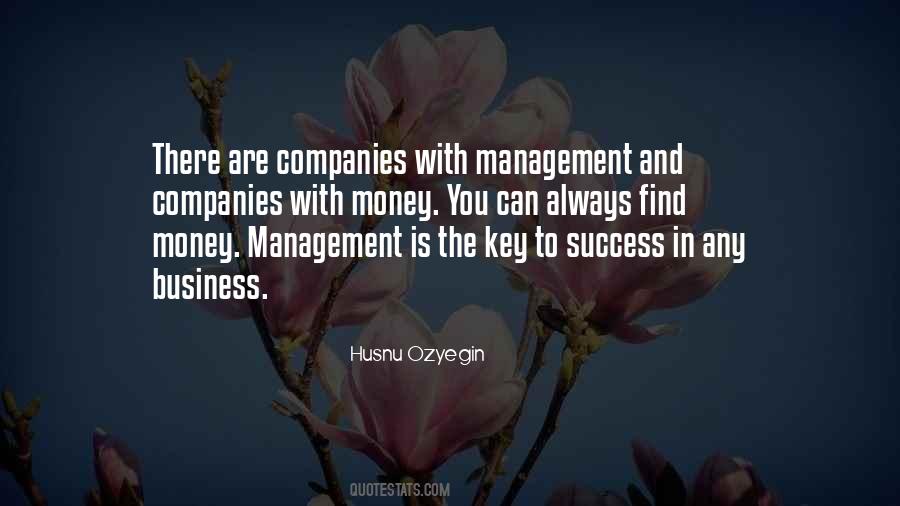 Key To Success In Business Quotes #1490034