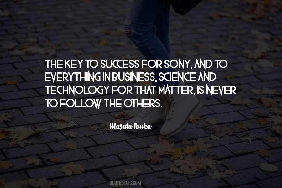 Key To Success In Business Quotes #970576