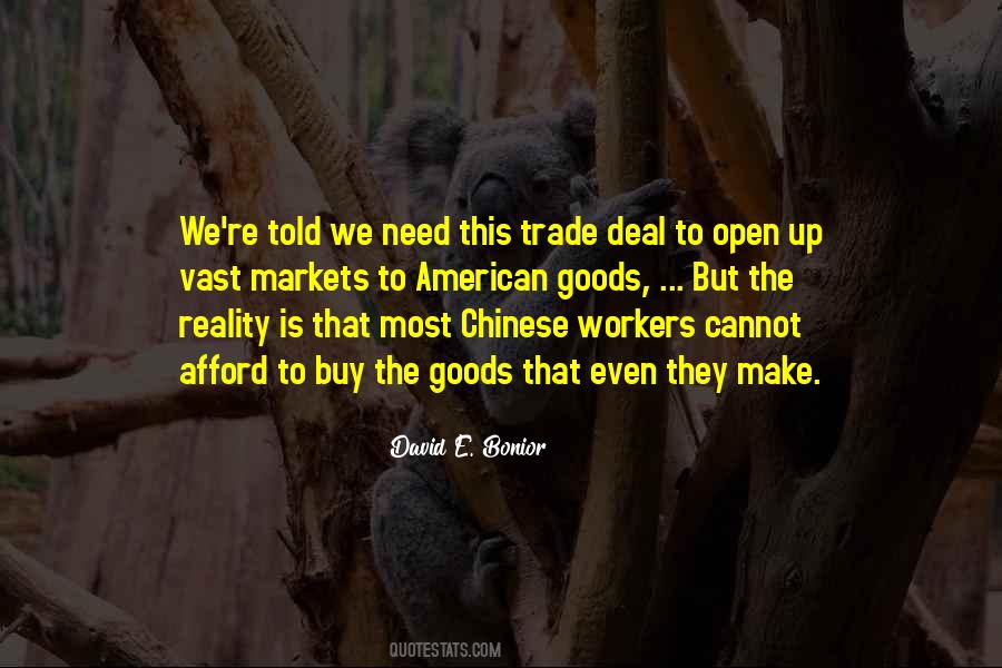 Trade Deal Quotes #412725
