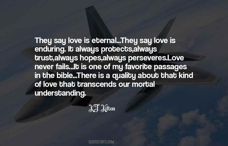 Our Love Is Eternal Quotes #1193231