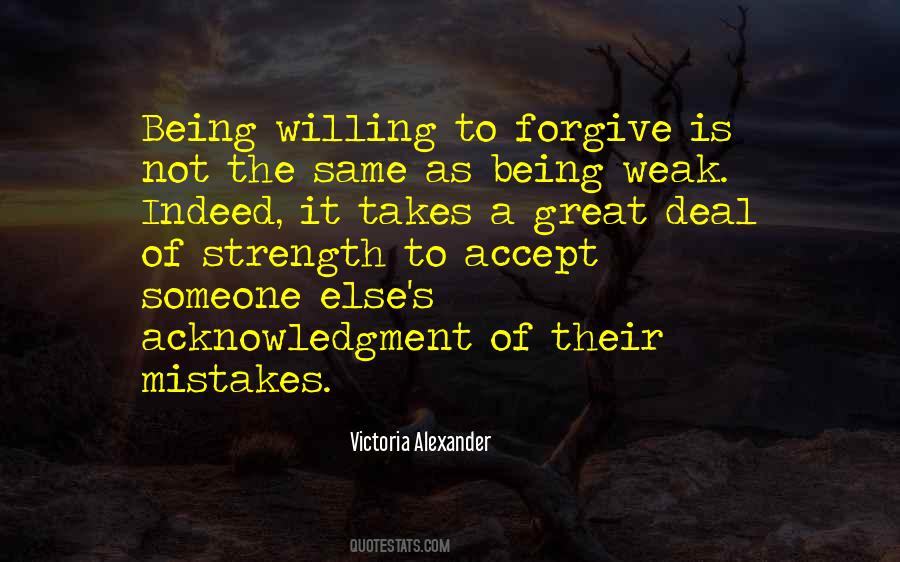 Accept Your Own Mistakes Quotes #1081257