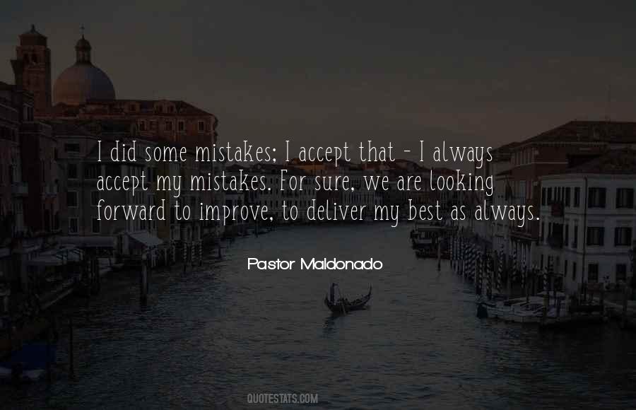 Accept Your Own Mistakes Quotes #1220304