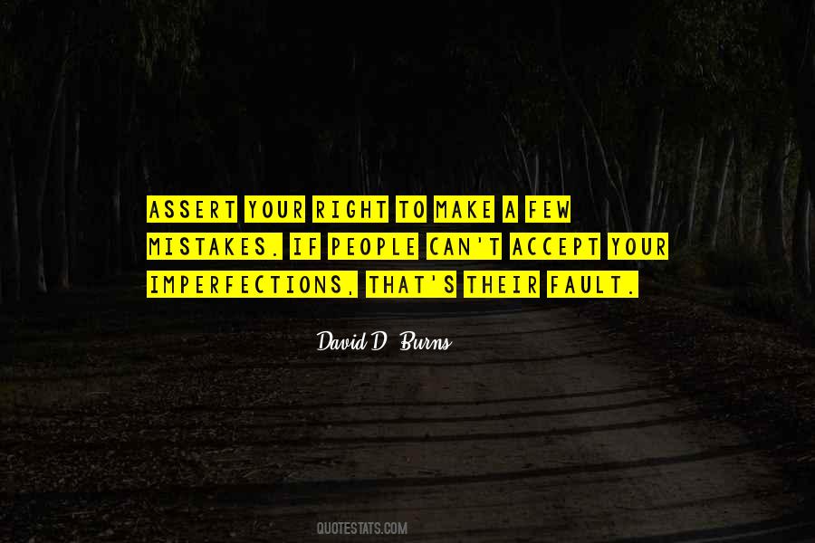 Accept Your Own Mistakes Quotes #1228979