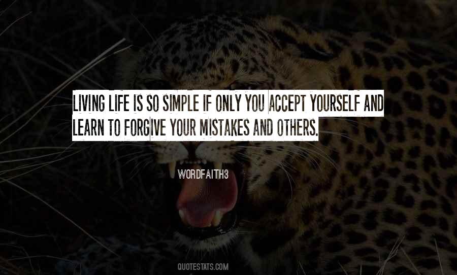 Accept Your Own Mistakes Quotes #1735364