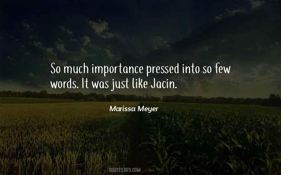 Quotes About Importance Of Words #1261262