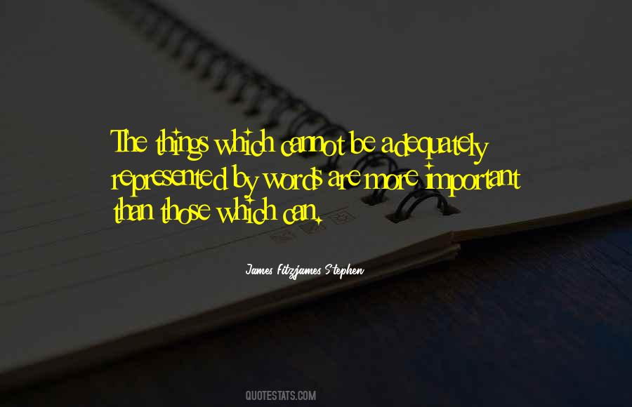Quotes About Importance Of Words #430279