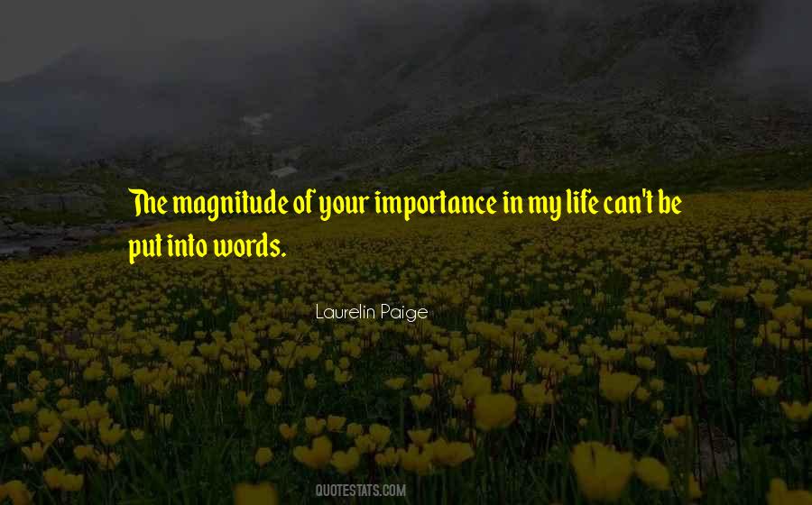 Quotes About Importance Of Words #720689