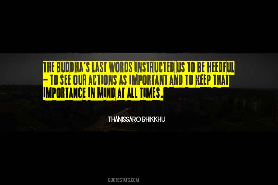 Quotes About Importance Of Words #830083